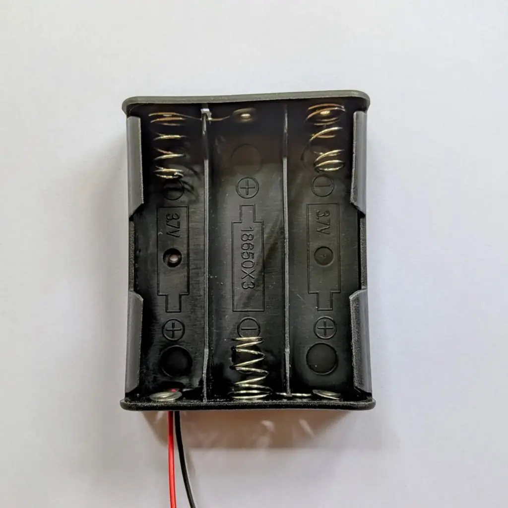 18650 Battery Holder - 3 Cell (Series Connection)