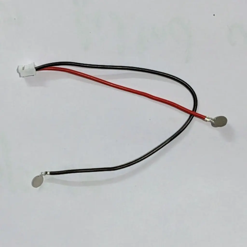 2-Pin JST-XH Connector Wire with Nickel Strip Terminals
